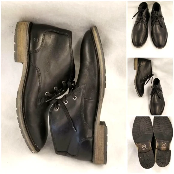 Andrew Marc | Shoes | Andrew Marc Black Leather Chukka Boots  display picture 3